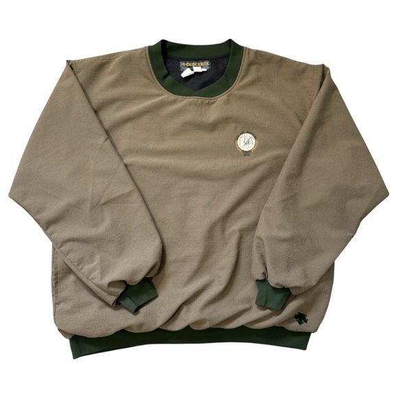 DESCENTE international Gold Collection Made in USA Green and Brown Sweater XL - Picture 1 of 8